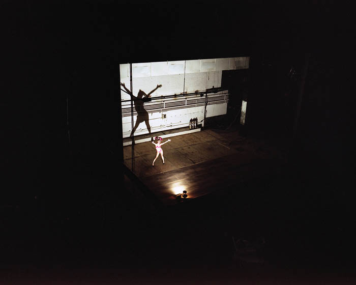 Dancer onstage (Julie Atlas Muz), Henry Miller's Theatre, Times Square, NYC 