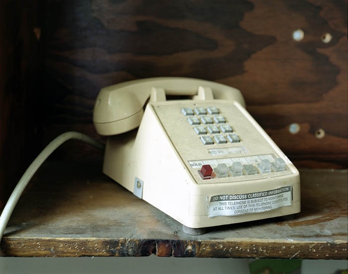 Classified phone, Governors Island, NY 2004