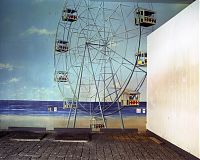 Ferris Wheel mural, Broadway Arcade, Times Square 2004