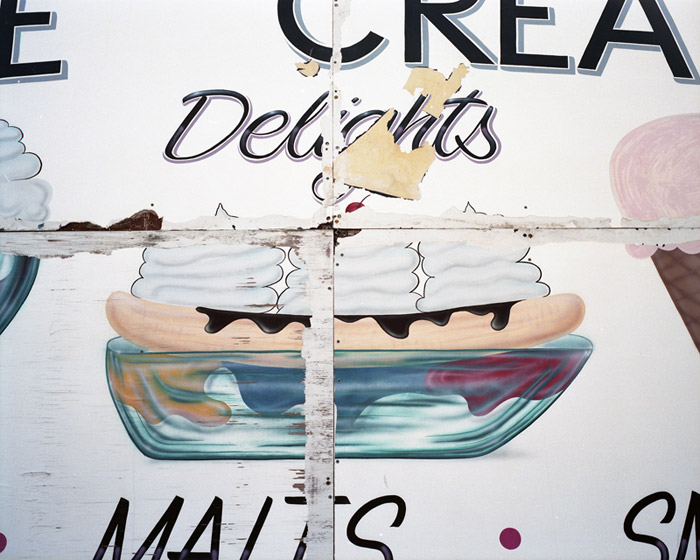 Ice Cream Delights sign, Wildwood, NJ 2010