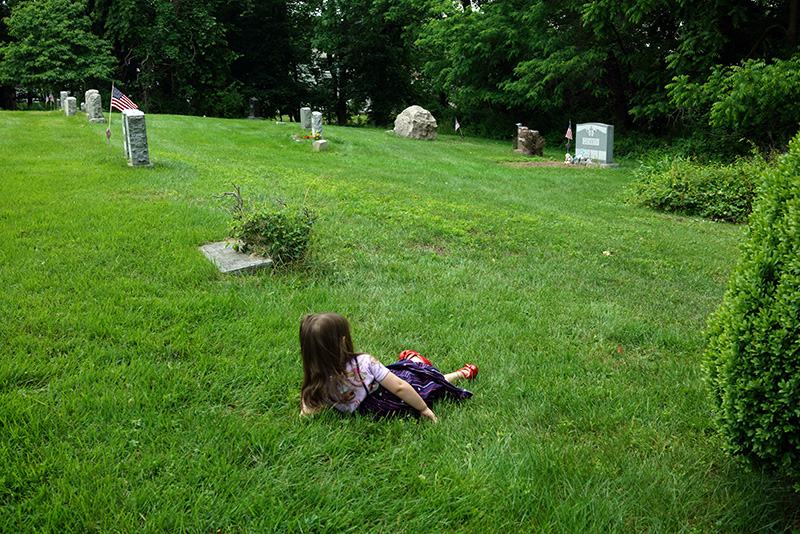 In the cemetery, Ridley, Penna 2018