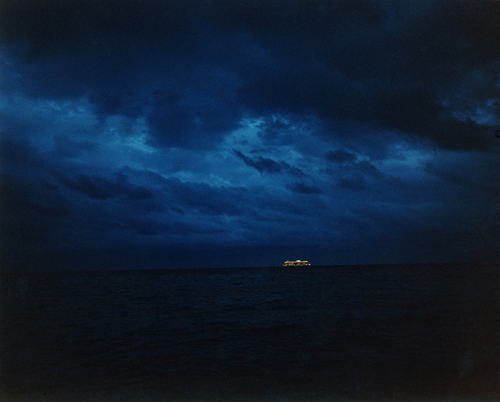 Cruise ship departing, Miami Beach 2002