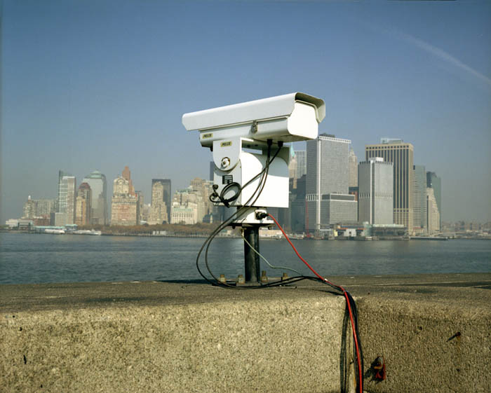 Camera on city, Castle Williams, Governors Island, NY 2003