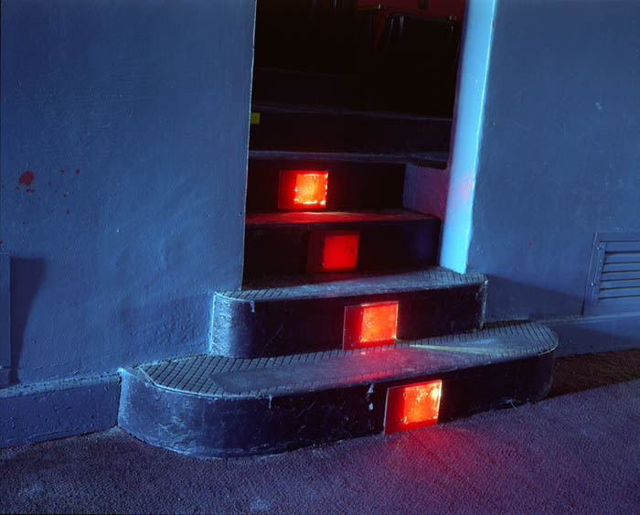 Theatre steps, Governors Island, NY 2003