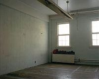 WTC painting in dormitory, Liggett Hall, Governors Island, NY 2003